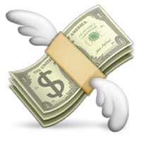flying-money-emoji